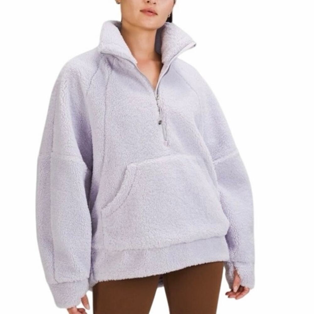Lululemon Scuba Oversized Fleece Funnel-Neck Half-Zip